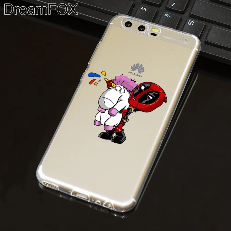 Мягкий силиконовый чехол DREAMFOX L520 Deadpool из ТПУ для huawei P8 P9 P10 Lite Plus 2017 Honor 8 Pro 9 6X |