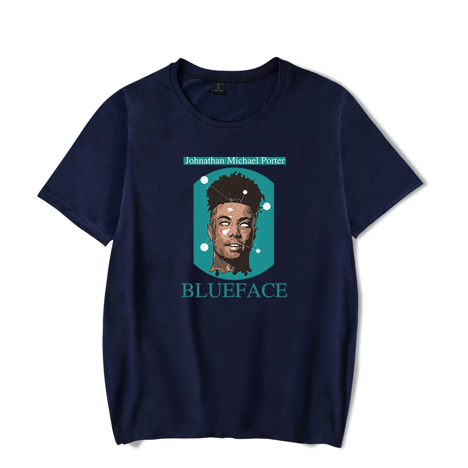 Футболка Мужская/женская с принтом Blueface повседневная тенниска в стиле хип хоп