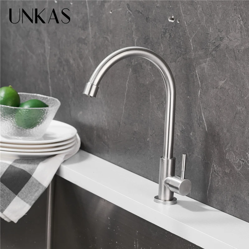 Смеситель кухонный из нержавеющей стали роскошный кран для питьевой воды с