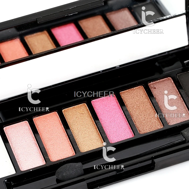 8 цветов Макияж розовый серии Shimmer Тени для век Палитры природного ню|eye shadow|palette eye