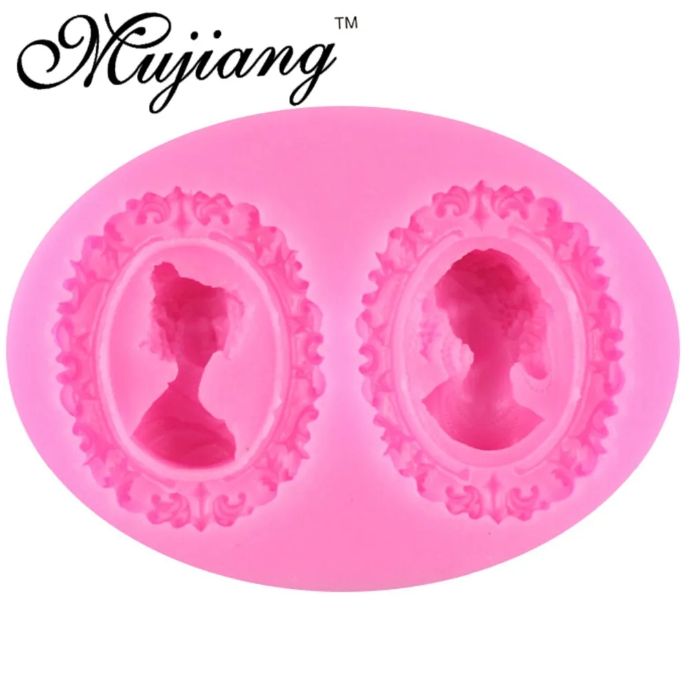 Mujiang Victoria Lady Аватар рамка силиконовые формы вечерние инструменты для украшения
