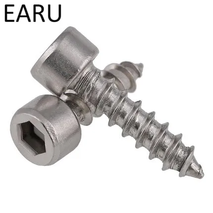 

Самонарезающий винт M5 * 16/20/25/30/40/50 из нержавеющей стали с шестигранным углублением в 304 градусов, модель стерео