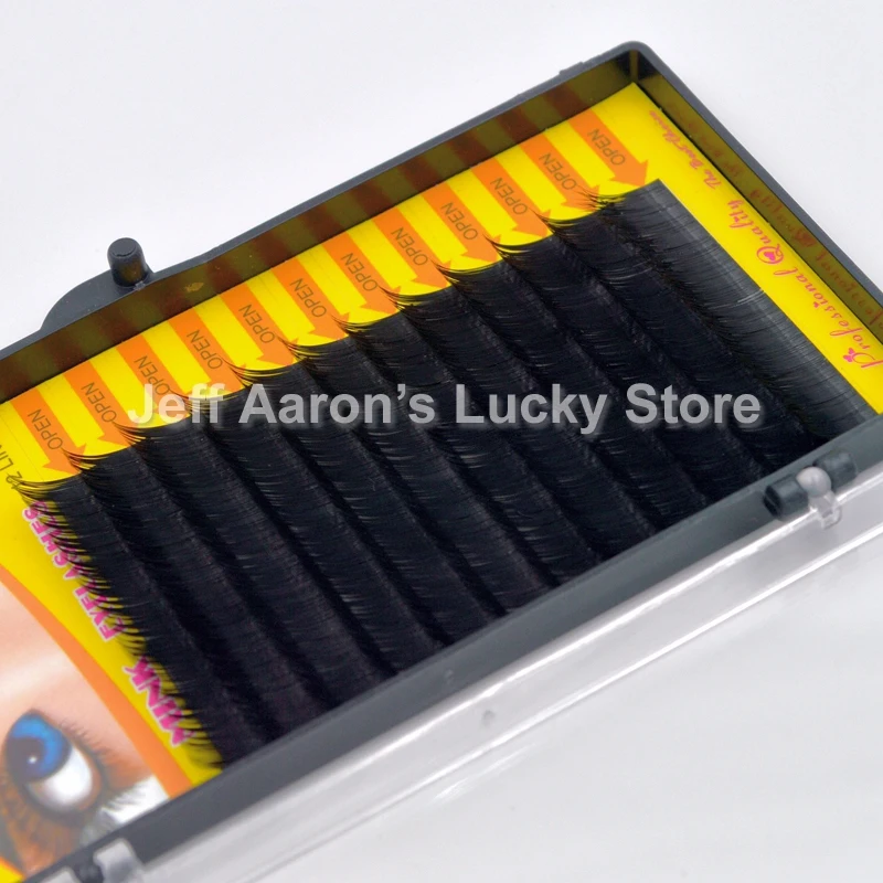 

1 box individual false mink eyelashes extension fake eye lashes beauty makeup tool 8mm 10mm 12mm