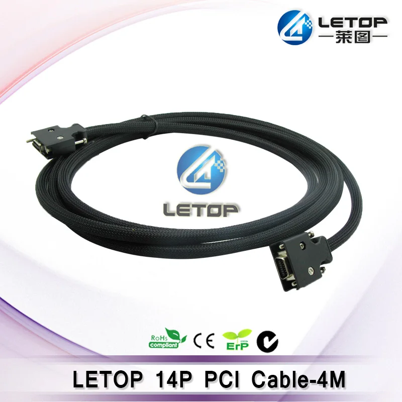 

Хорошая цена! Φ 4 м длинный провод 14pin pci-кабель