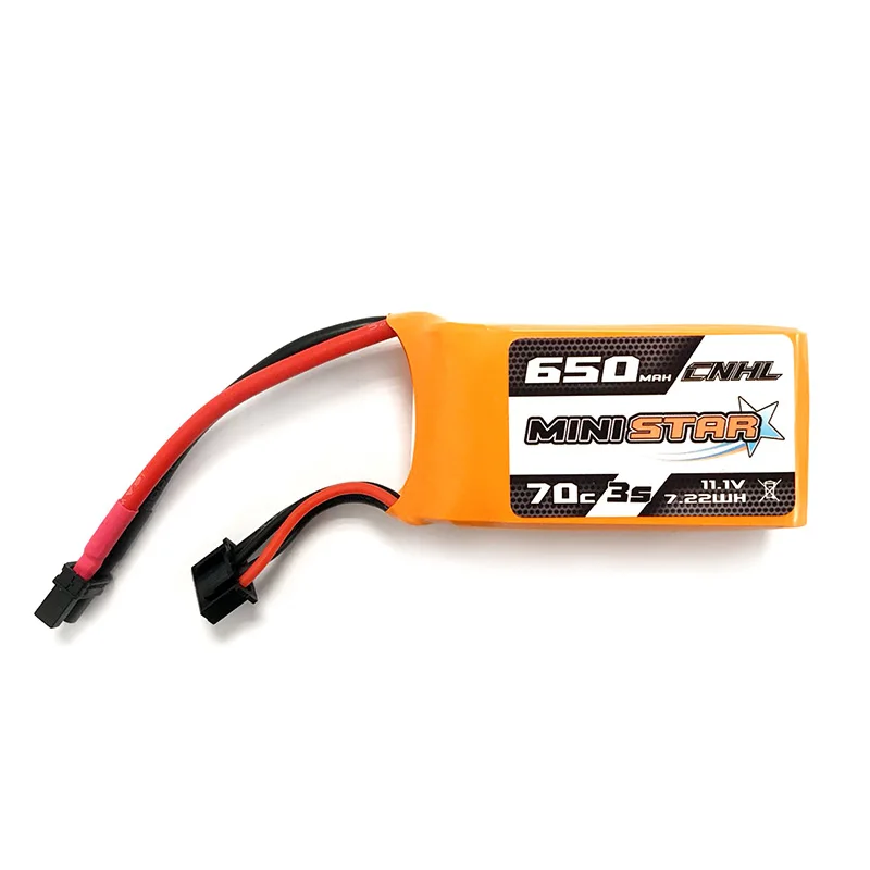 Cnhl Mini Star серии lipo Батарея 11.1 В 650 мАч 3 S 70c (макс. 140c) С xt30u плагин RC Батареи для