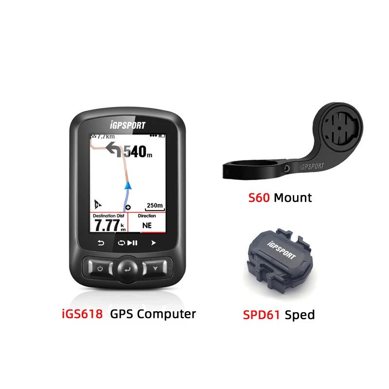 I gps порт ANT+ gps IGS618 велосипед Bluetooth беспроводной секундомер Спидометр Водонепроницаемый IPX7 велосипедный Спидометр Comput - Цвет: Group D