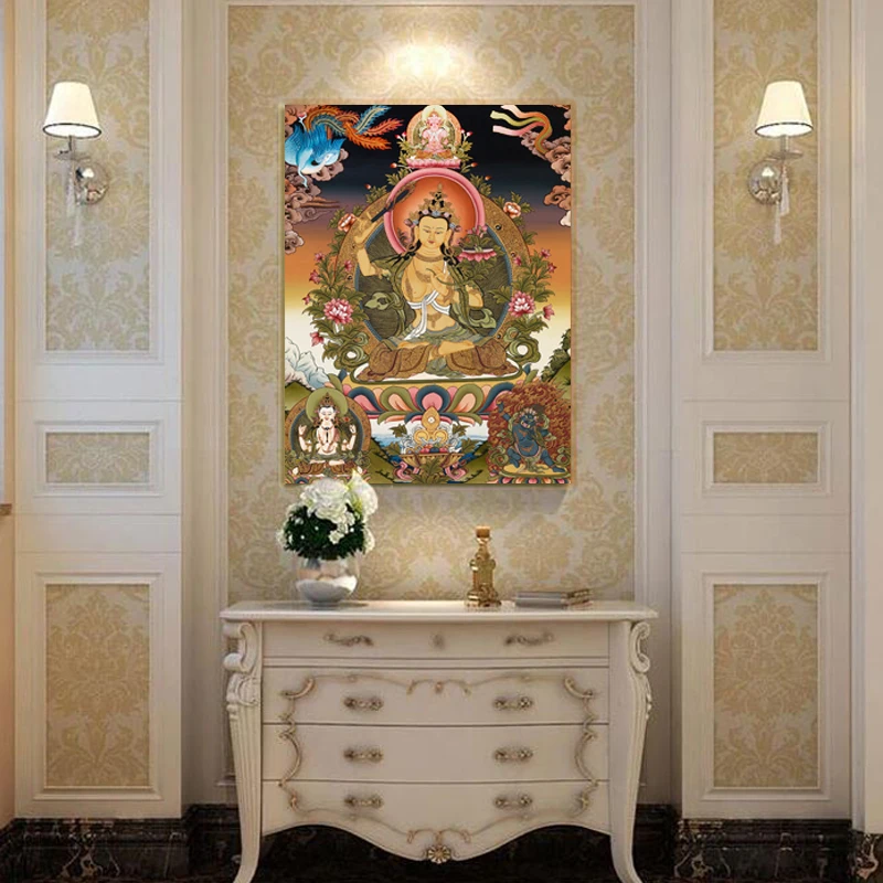 Tibetan Buddhist Thangka Tibet decorative paintings gifts home furnishing | Дом и сад