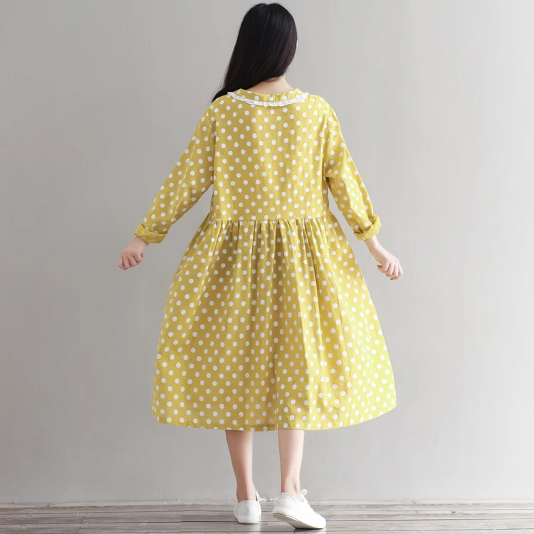 Осень 2017 г. Новый однобортный &quot&quot&quotкукольный&quot&quot воротничок&quot платье Для