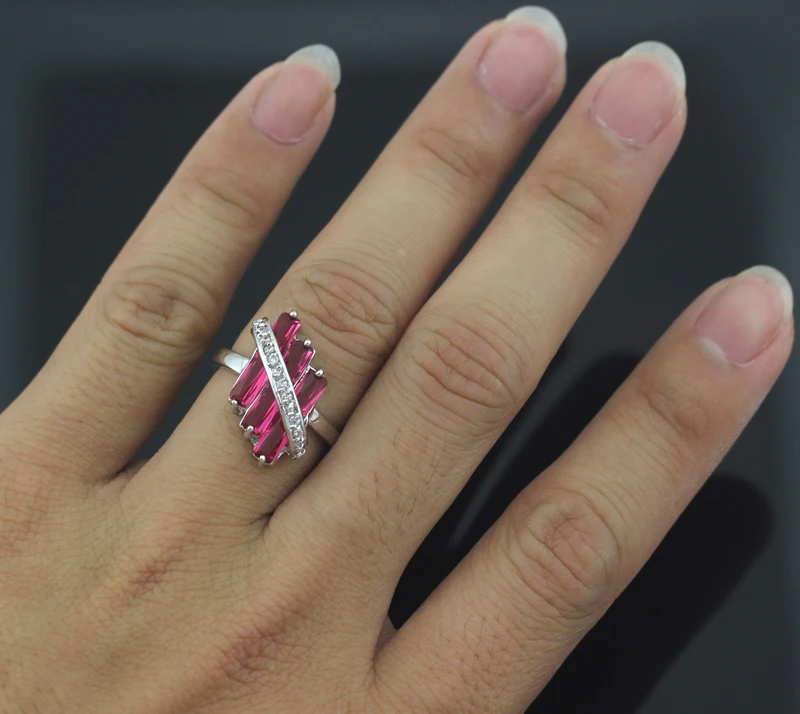 HAIMIS Бесплатная подарочная коробка Горячая Распродажа Kunzite Женские Ювелирные