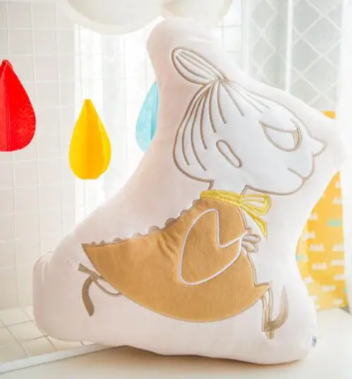 Little MY Moomin Новое поступление мультяшная розовая милая плюшевая подушка одеяло теплая мягкая подушка одеяло Muumi синяя подушка - Цвет: Little MY