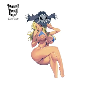 EARLFAMILY автомобильный Стайлинг, Fate Stay Night, Виниловая наклейка, наклейка для автомобиля, грузовика, окна, аниме, сексуальная девушка, водонепроницаемые автомобильные сборники