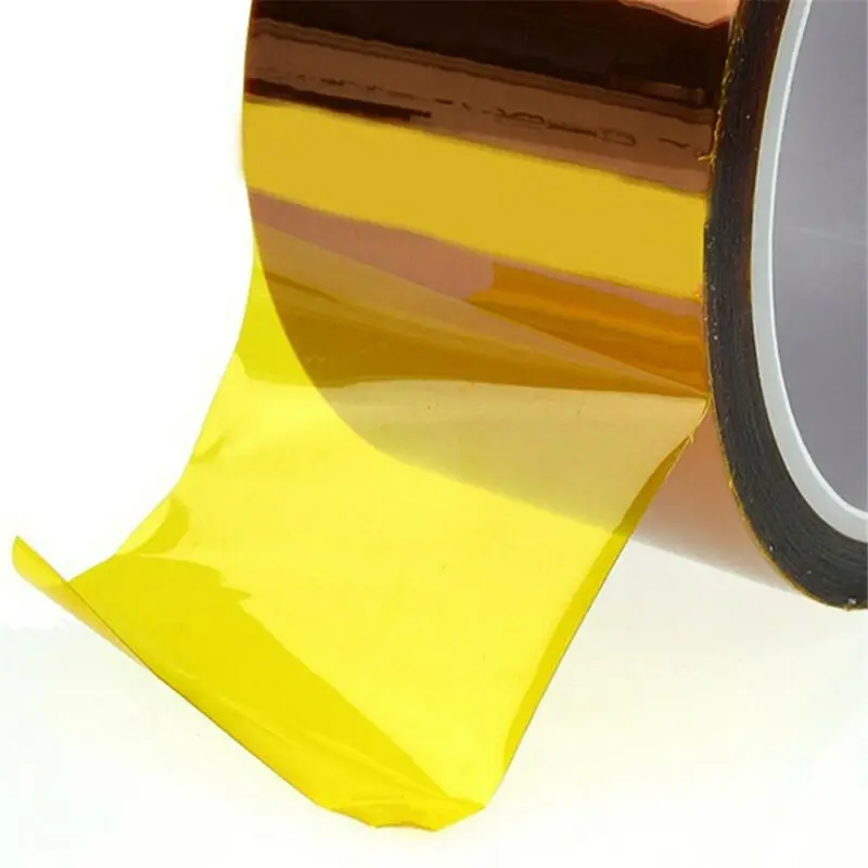 

33m 100ft Kapton Adhesive Tape BGA Heat Belt High Temperature Resistant Polyimide Printed Circuit Board Tool Adhesive Tape