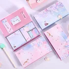 Премиум Sakura Sticky Notes в коробке звездное небо Sakura Cat блокноты Sakura Posted It для девочек