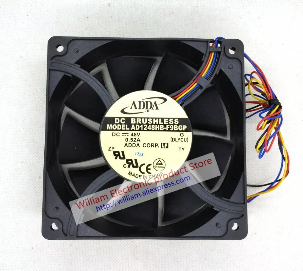 

Новый оригинальный инверторный охлаждающий вентилятор ADDA AD1248HB-F9BGP 120*120*38 мм 12 см 48 в А