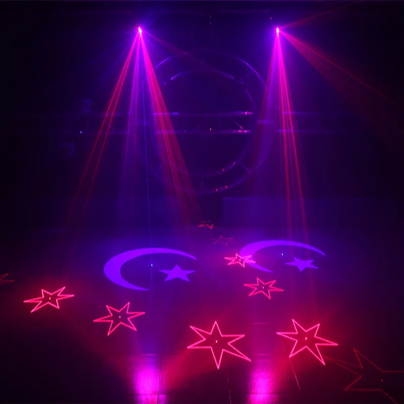 AUCD мини 3 головки RGB Moon Star Gobo лазерный световой пучок акулы DMX профессиональные вечерние дискотеки Шоу DJ сценическое освещение DJ-3HP