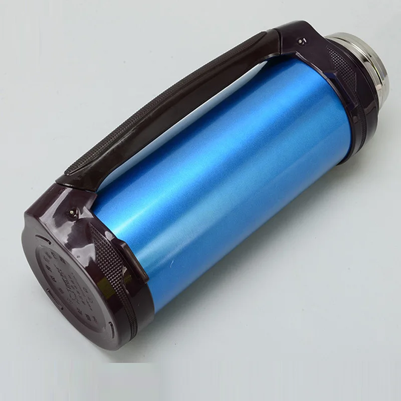 Large capacity stainless steel vacuum Insulation water bottle outdoor travel sports portable multifunctional kettle | Дом и сад