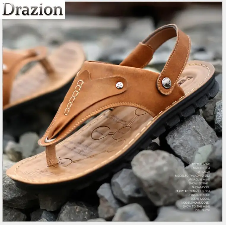 Новые мужские повседневные тапочки пляжная обувь с носком модные сандалии