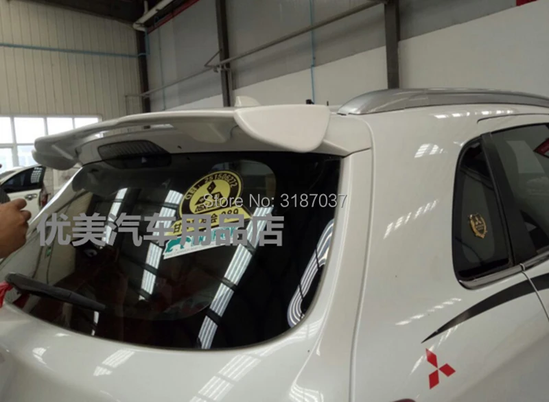 Спойлер для Mitsubishi ASX 2014 2017 АБС пластик задний спойлер на крыло крышу багажник