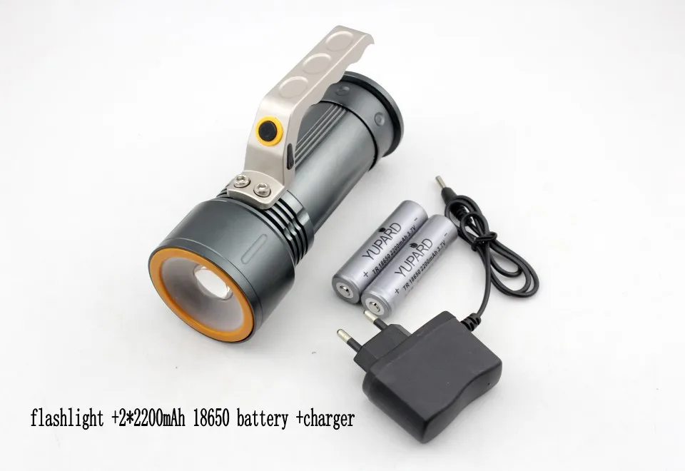 YUPARD zoomable Flash светильник zoom Точечный светильник поисковый светильник XM-L2 T6 led белый красный светильник аварийный фонарь 18650 перезаряжаемый аккумулятор