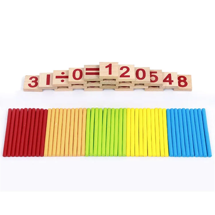 Chanycore Детские Обучающие деревянные арифметические игрушки Цифровые цифры 25