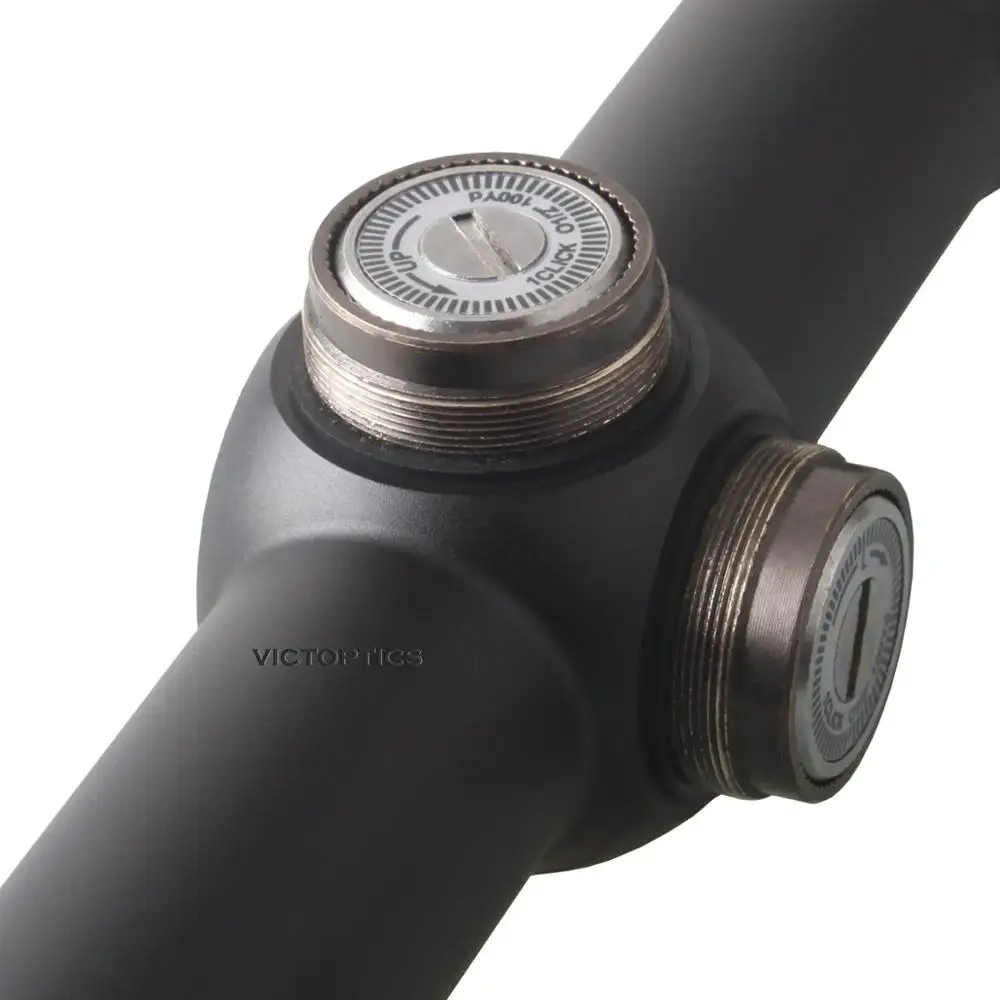 VictOptics 1-4x24 Mil-dot Reticle Hunting Riflescope with 25.4mm 1&quot Tube | Спорт и развлечения