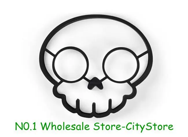 Горячая продажа 10 шт./лот Забавный боковая сторона вверх череп яйцо корраль/Череп