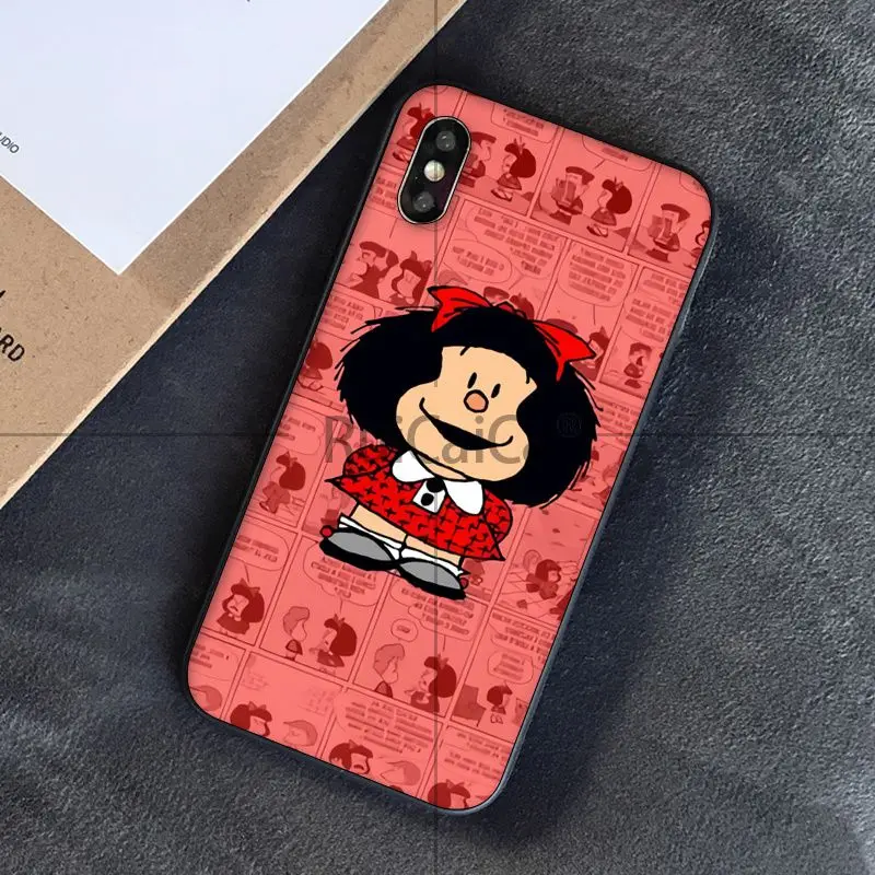 Ruicaica мультяшный Мягкий силиконовый чехол для телефона из ТПУ Apple iPhone 8 7 6 6S Plus X XS MAX