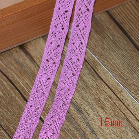 15mm 5 yards Новинка, 5 ярдов/много, высокое качество, белое кружево, хлопок, кружево для шитья, домашний интерьер, аксессуары для одежды, материал для рукоделия - Цвет: 15mm 5 yards