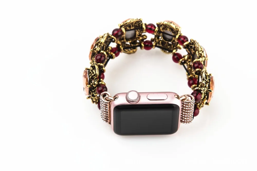 Новый ремешок для часов Бирюзовый Кристалл Apple Watch Series 1 2 группа 42 мм 38 аксессуары