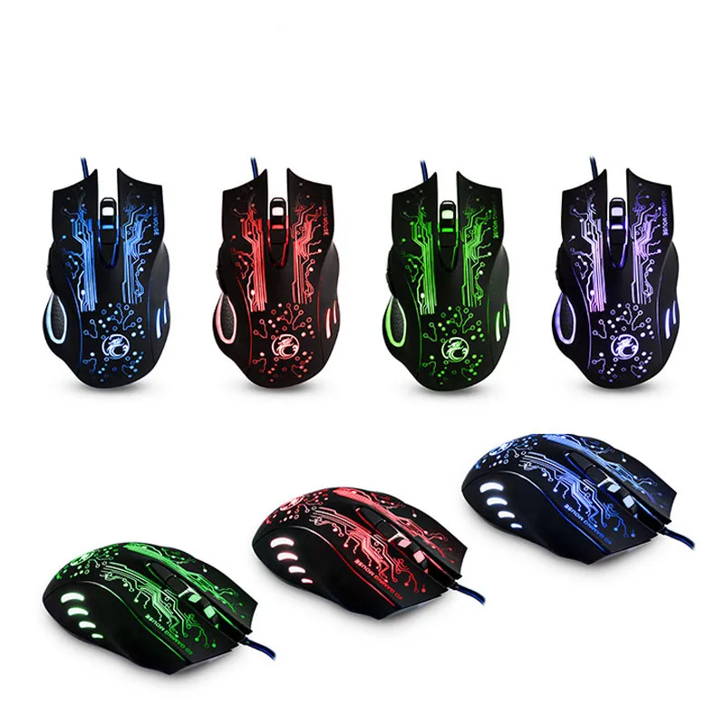 Realiable игровая мышь 2400 dpi светодиодный Оптический 6D USB Проводная игровая мышь для ПК и ноутбука