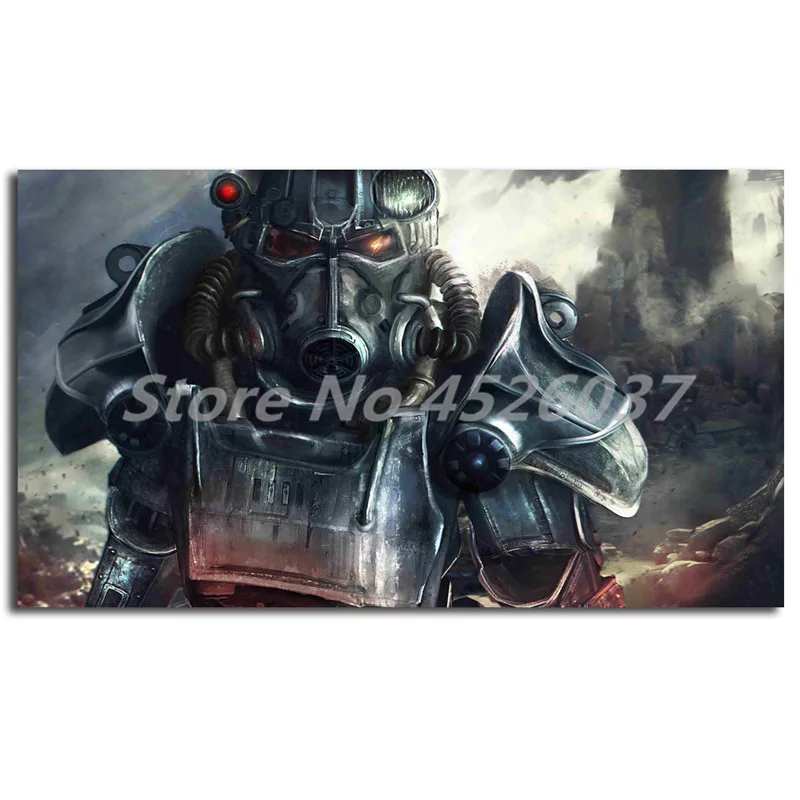 Fallout 76 Power Armor настенные художественные плакаты печатные картины для офиса