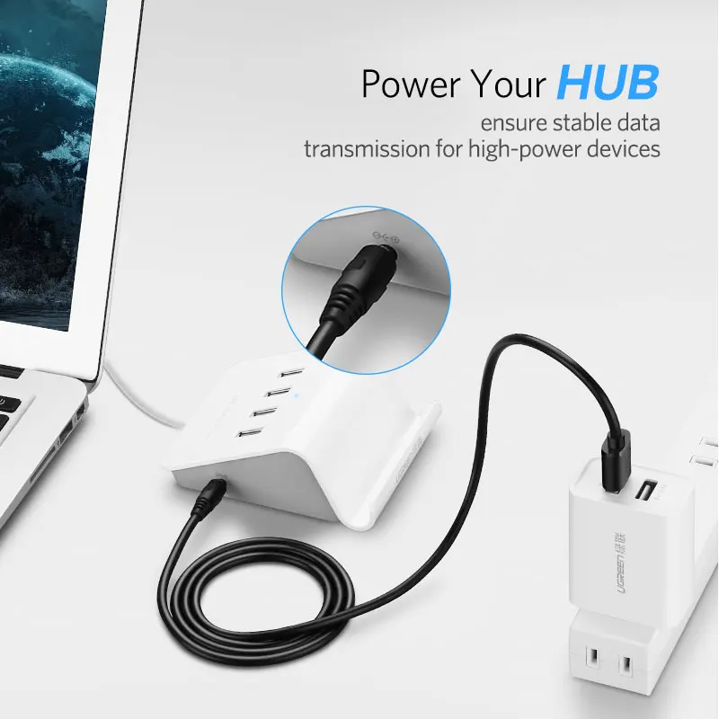 Ugreen USB в DC 3 5 мм кабель питания A штекер разъем блок зарядное устройство адаптер