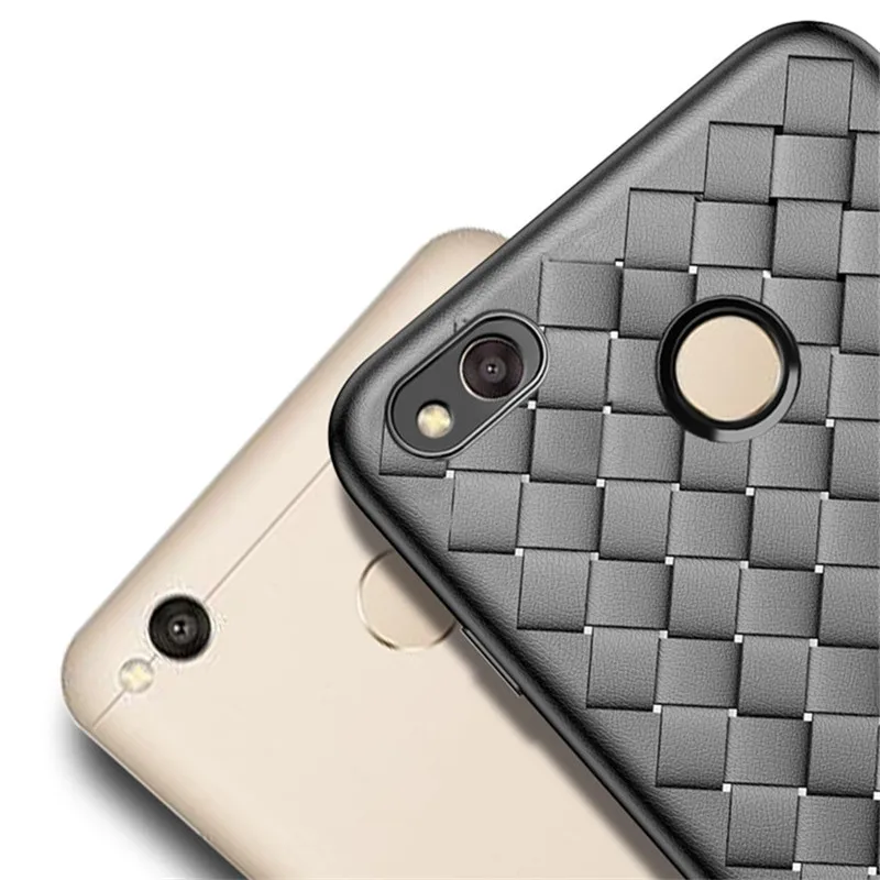Мягкий силиконовый чехол для Xiaomi Mi 8 SE A1 A2 Lite Pocophone F1 Redmi 5 Plus Note 6 6A Pro S2 Weave Grid |