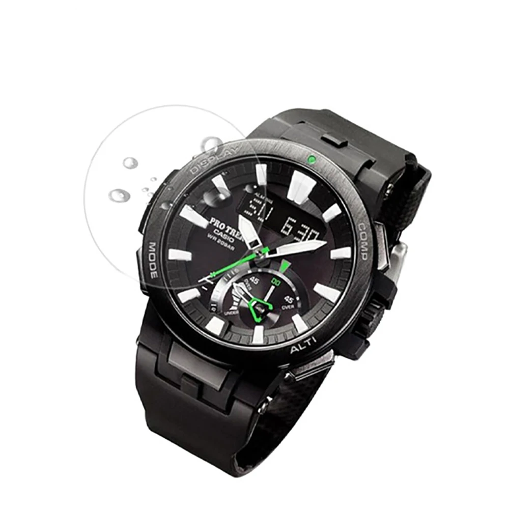 Защитная пленка для экрана из закаленного стекла 9H 2.5D Casio PRW 7000 8000 с защитой от