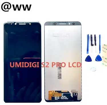 ЖК дисплей + кодирующий преобразователь сенсорного экрана в сборе для UMIDIGI S2 PRO 6 0