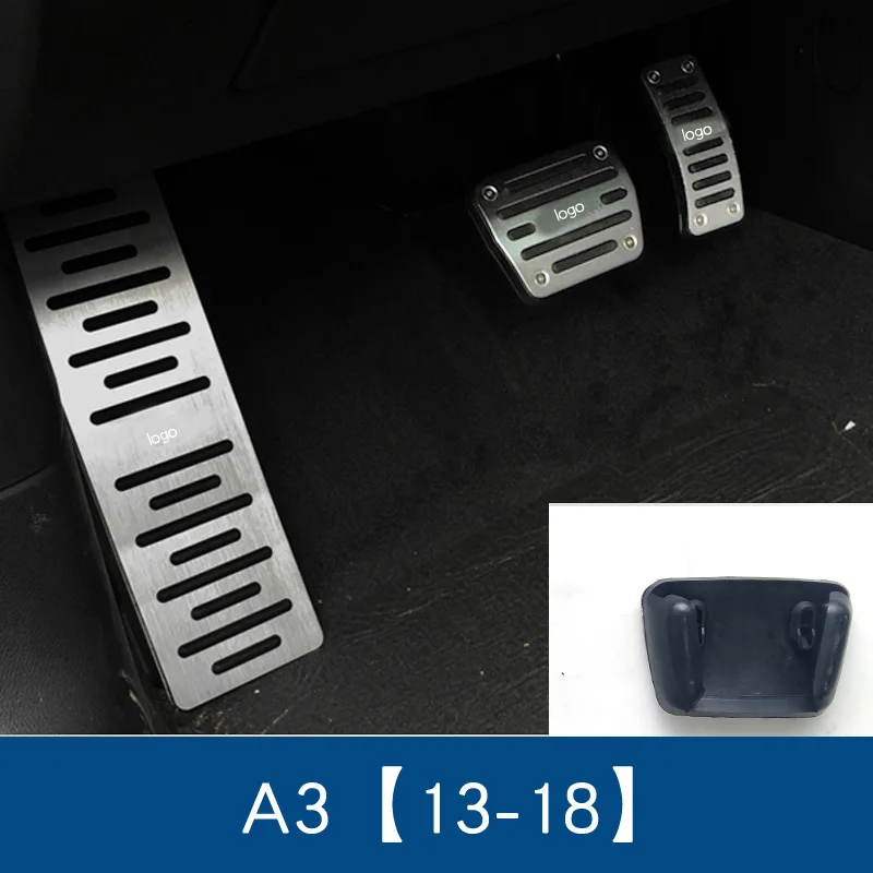 Для Audi A3A5Q3Q5 педаль акселератора педаль тормоза отдых область педали аксессуары для интерьера - Название цвета: A3