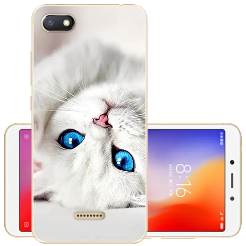 Чехол для Xiaomi Redmi 6A мягкий силиконовый чехол сумка | Мобильные телефоны и