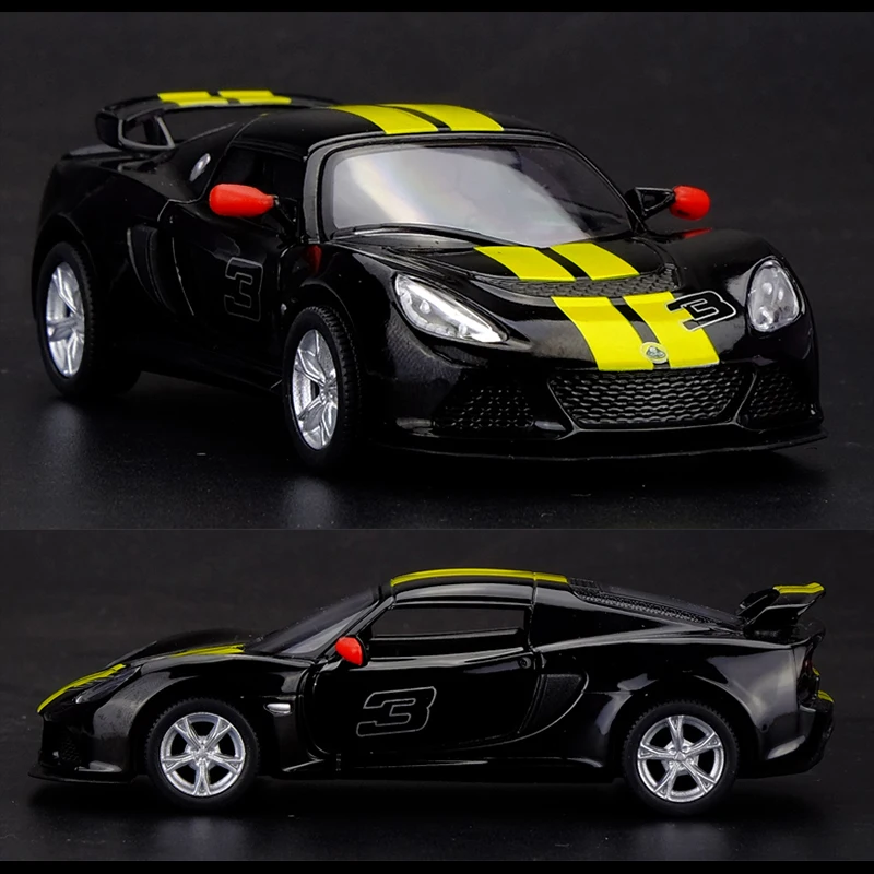 Спортивный автомобиль Kinsmart 1:32 2012 Lotus Exige S литой Сплав модель автомобиля игрушка с