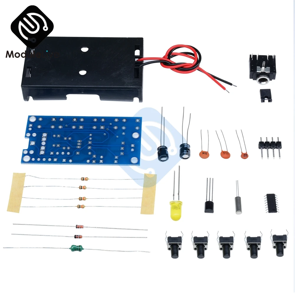 Беспроводной модуль приемника стерео FM-радио PCB FM DIY электронные наборы 76 МГц-108