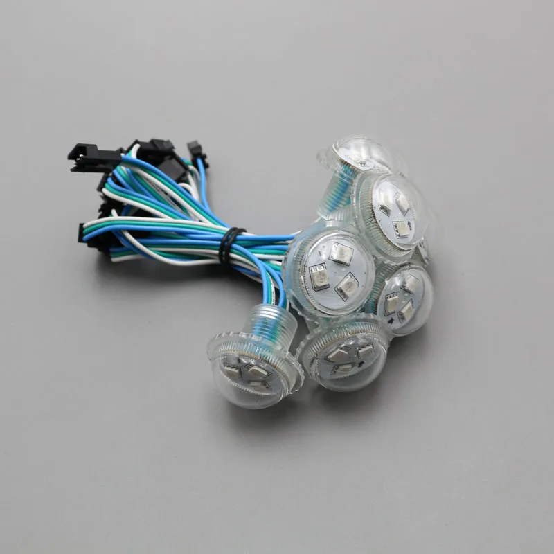 12 В 30 мм 3 светодиода RGB UCS1903 светодиодный пиксельный модуль света адресуемый 5050 smd