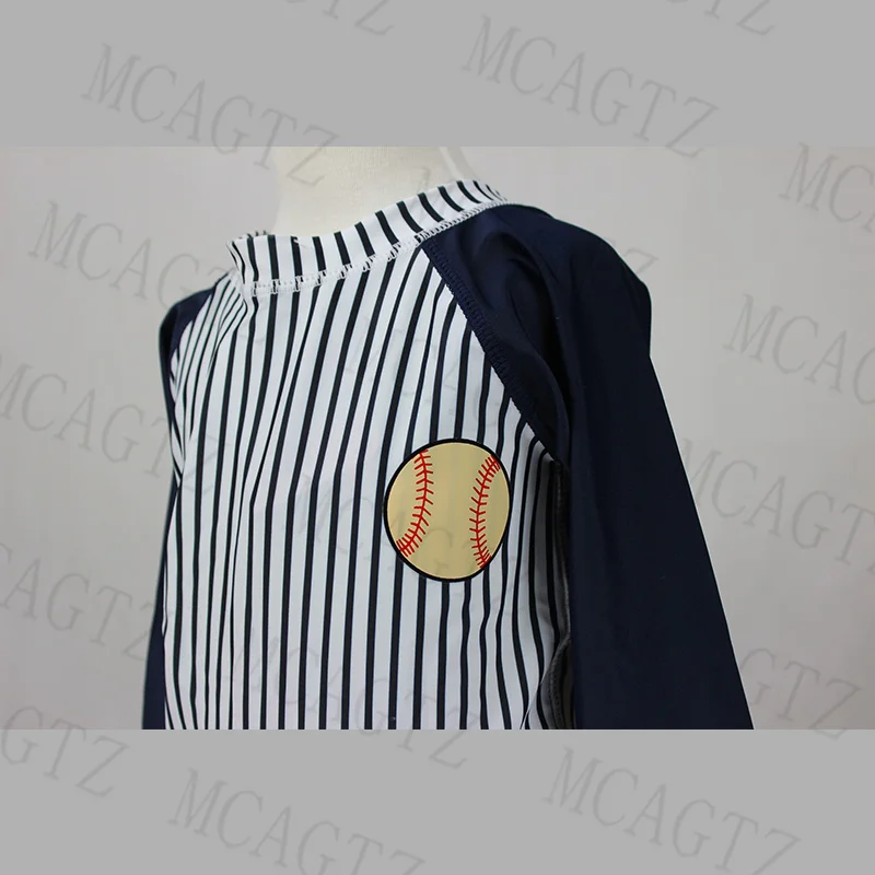 2016 милый полосатый детский купальный костюм моряка с плоской талией для детей