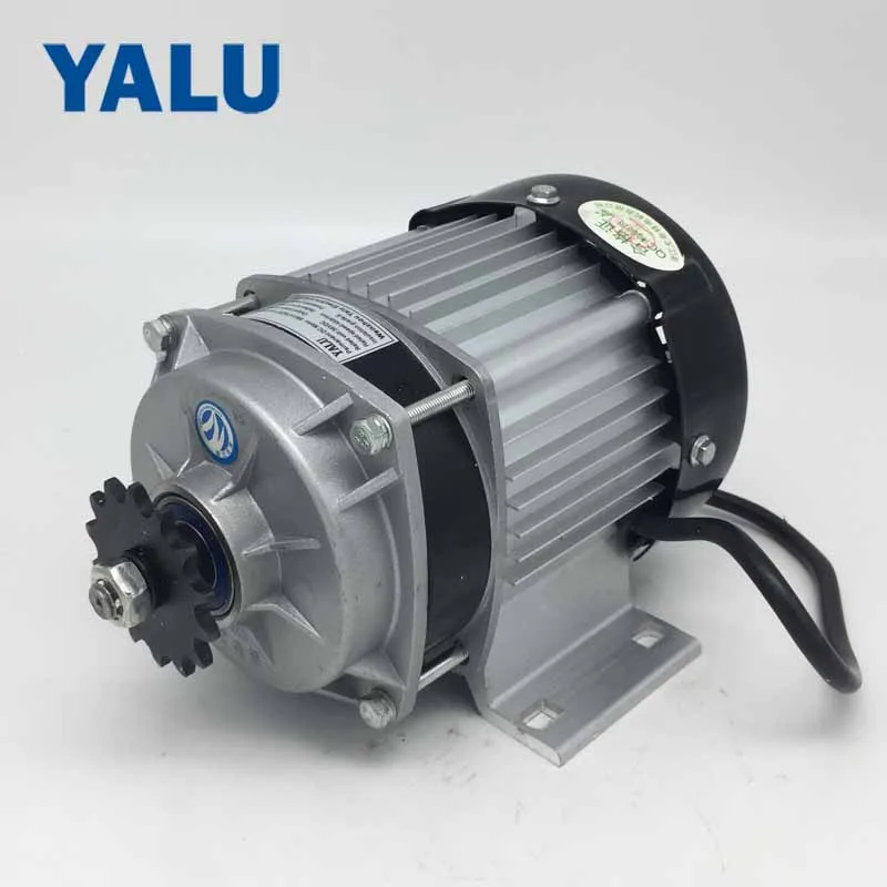 YALU BM1418ZXF 500 Вт 48 В бесщеточный Электрический рикша с постоянным магнитом BLDC трицикл двигатель для электрического Багги Trick мотор комплект