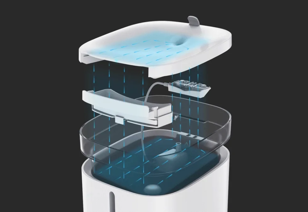 Xiaomi Youpin Pet диспенсер для воды фильтр для собак и кошек чистая вода белый цвет маленький питомец диспенсер для воды