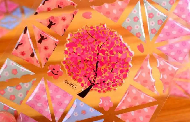 160 шт./4 листа желеобразных цветов фотоальбом сделай сам реквизит для