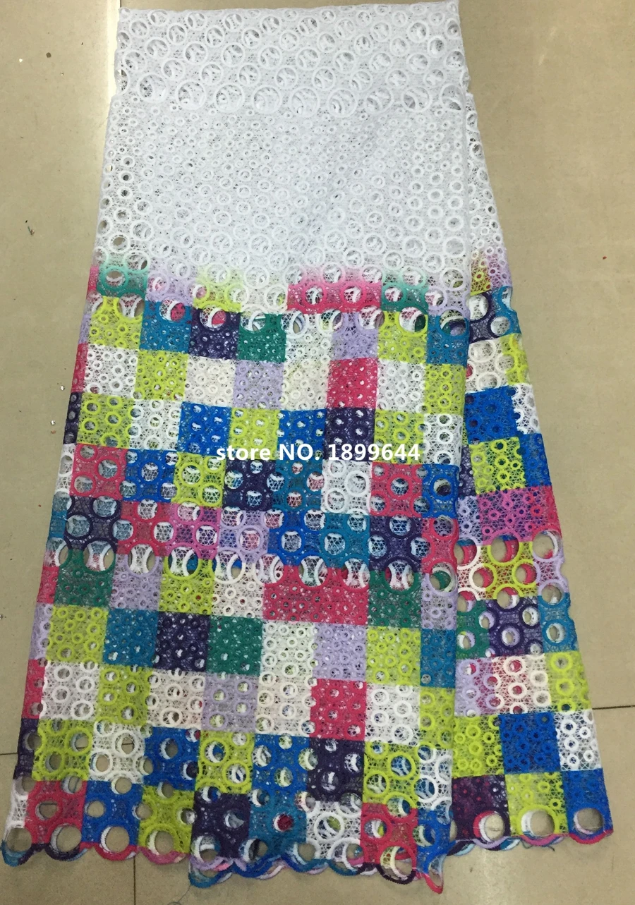 Лидер продаж Африканский тюль Кружево Ткань 2016 новое поступление шнур принт