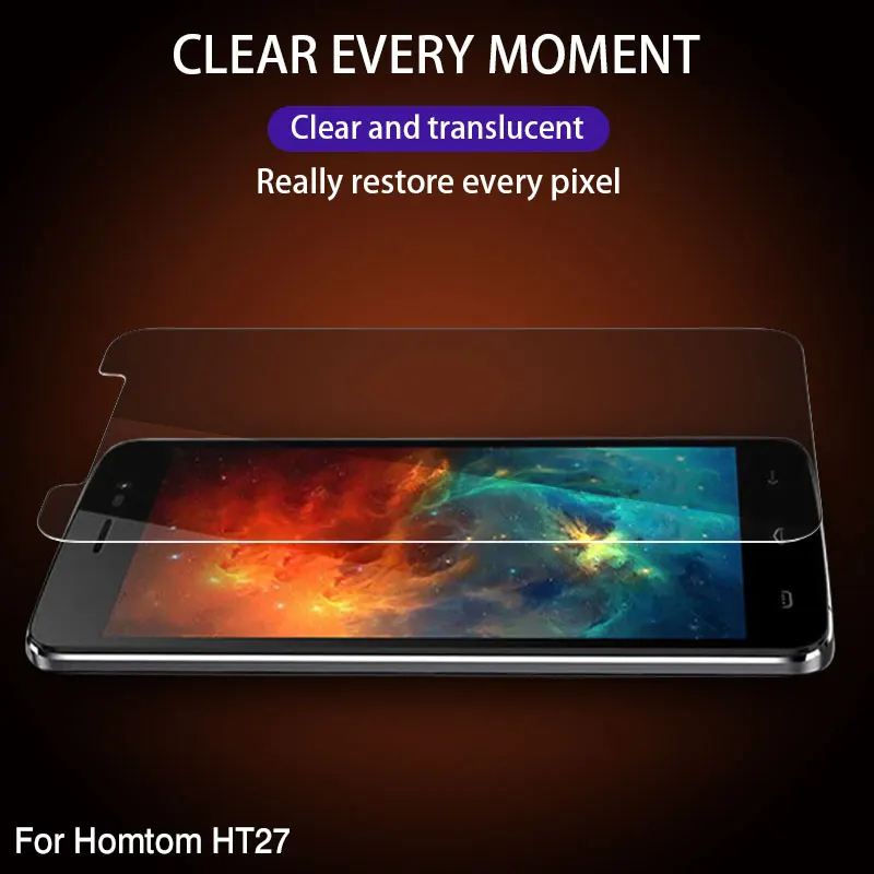 JRZ закаленное стекло для Homtom HT27 Защитная пленка экрана Замена телефона Простота