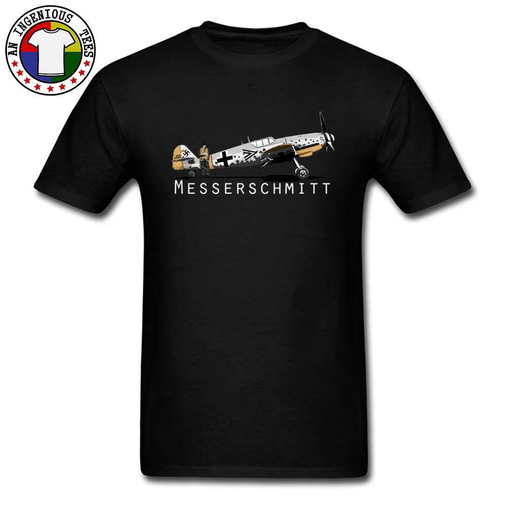 Футболки Mserschmitt BF с принтом боевого самолета футболка забавная