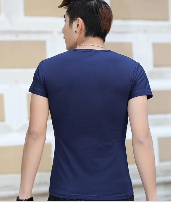 2014 explosion summer fashion T-shirt casual short men's printing slim version | Мужская одежда