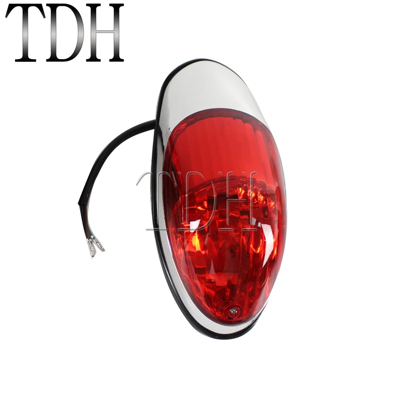 12V красный мотоциклы мотоцикл тормозных хвост светильник задние лампы светильник стоп светильник s для Harley Honda Yamaha Сузуки Кавасаки
