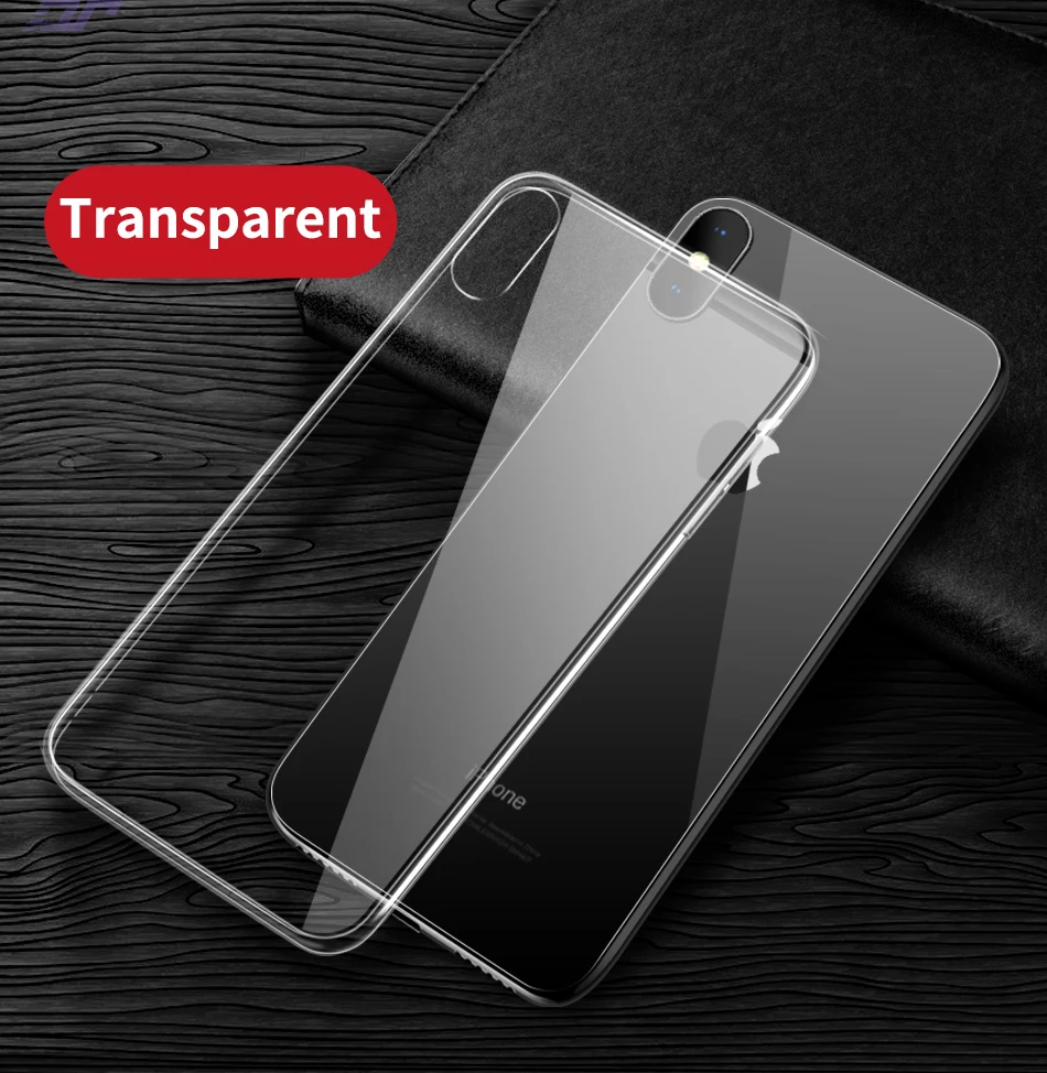 iHaitun Luxury Shock Proof Case For iPhone XS MAX XR X Cases Ultra Thin Soft Side Transparent For iPhone X 10 XS MAX Drop Cover - Цвет: Transparent